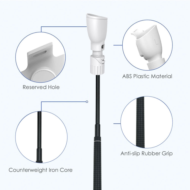 For Meta Quest 3S / 3 Controller Golf Club With Scale And Adjustable Length(White)