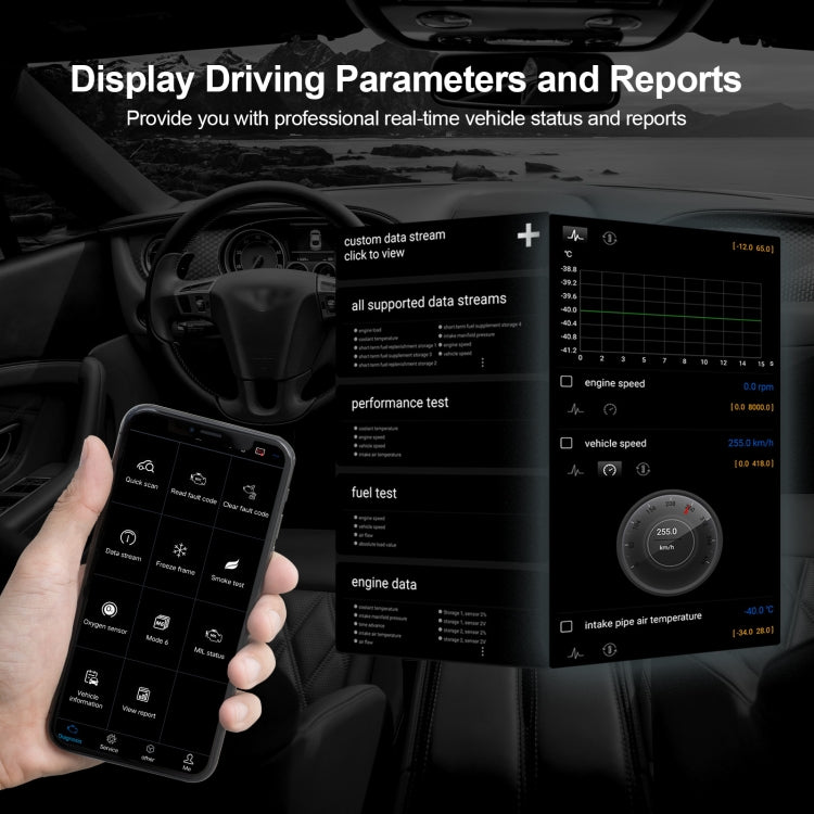 HUMZOR OBD2 Bluetooth 5.2 Car Fault Diagnostic Instrument - free shipping - PMC Jewellery - Order now!