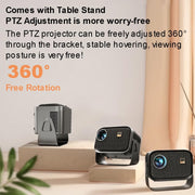 Android 4K HD Version Portable Mini Projector Smart Home Theater(AU Plug)