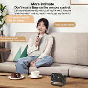 Same Screen Version For Mobile Phone Portable Mini Projector Smart Home Theater(AU Plug)