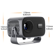 4K Smart Android Portable Projector EU Plug