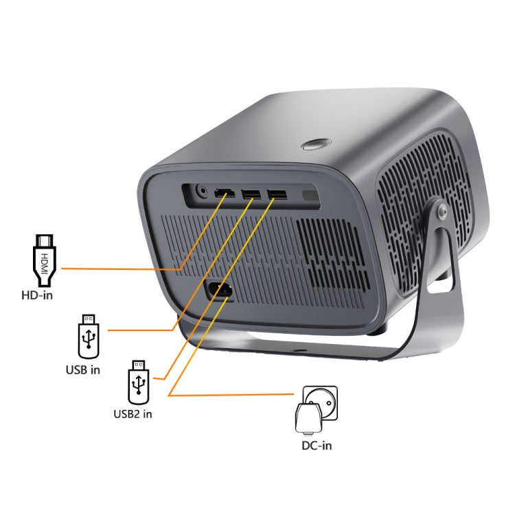 4K Smart Android Portable Projector EU Plug