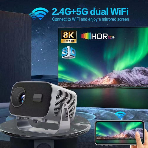 A10 4K Smart Android Portable Projector US Plug