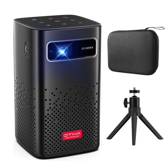 TOUMEI C900 Outdoor Portable Built-In Battery 4K HD Home Music Projector US Plug(Black) - Mini Projector by TOUMEI | Online Shopping South Africa | PMC Jewellery | Buy Now Pay Later Mobicred