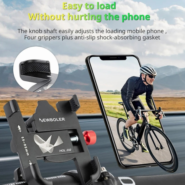 PROMEND SJJ-297E Rearview Mirror Model Phone Holder Universal Aluminum Alloy Electric Bike Mount