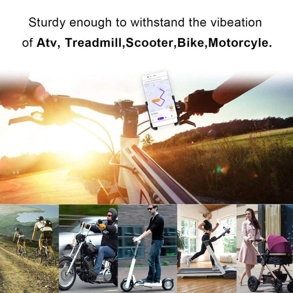 PROMEND SJJ-297E Rearview Mirror Model Phone Holder Universal Aluminum Alloy Electric Bike Mount