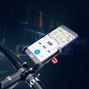 PROMEND Aluminum Alloy Cell Phone Holder Adjustable Angle Rotating Motorcycle Navigation Support, Style: SJJ-299E Rearview Mirror Silver