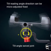 PROMEND Aluminum Alloy Cell Phone Holder Adjustable Angle Rotating Motorcycle Navigation Support, Style: SJJ-299E Rearview Mirror Silver