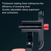 PROMEND Aluminum Alloy Cell Phone Holder Adjustable Angle Rotating Motorcycle Navigation Support, Style: SJJ-299E Rearview Mirror Silver