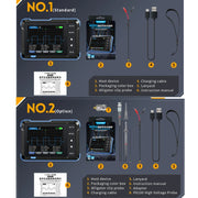 FNIRSI 2 In 1 Mini Portable Digital Oscilloscope Signal Generator, Set: Upgrade
