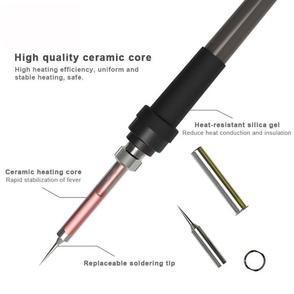 BAKU BA-898A+ 2-In-1 Soldering Station Hot Air Station Adjustable Temperature US Plug 110V