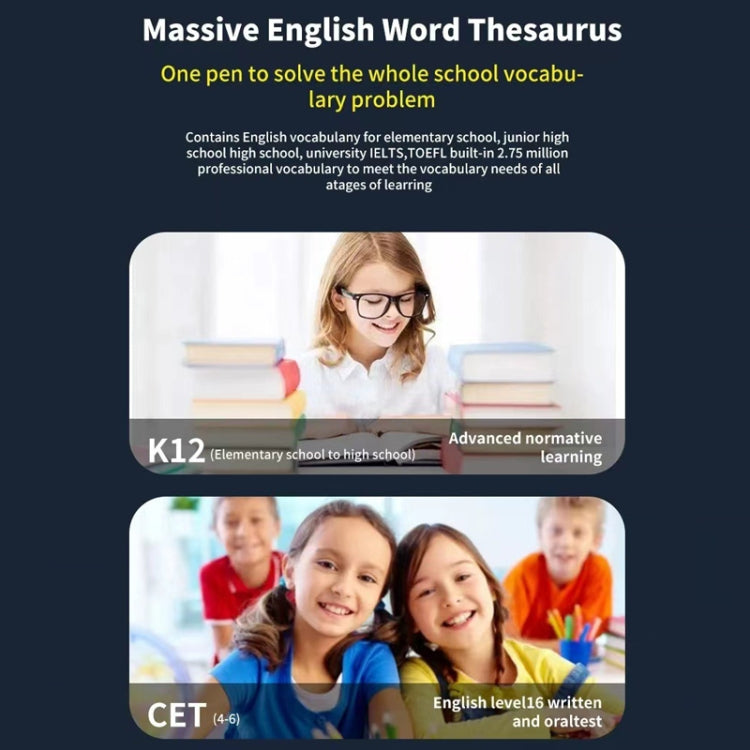 International Version Multi-language Camera Scanning Offline Translation Pen(Black) - free shipping - PMC Jewellery - Order now!