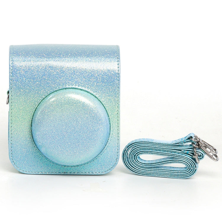 Colorful Starry Sky Camera Protection Bag For Fujifilm Instax Mini 12(Blue Green) - Leather Bag by PMC TechLife | Online Shopping South Africa | PMC TechLife | Buy Now Pay Later Mobicred