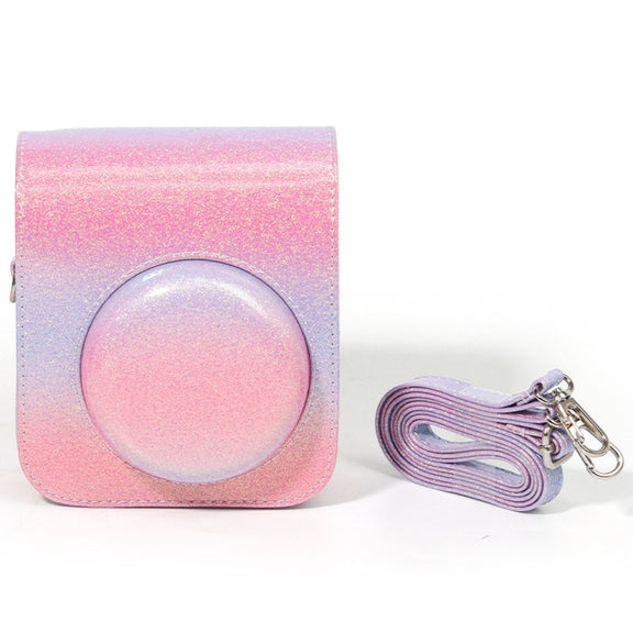Colorful Starry Sky Camera Protection Bag For Fujifilm Instax Mini 12(Pink Purple)