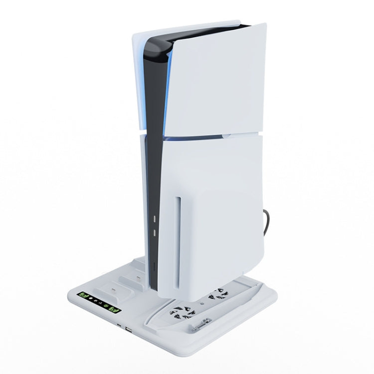 For PS5 Slim iplay Multifunctional Cooling Stand with Dual Controller Charging Station Headset Holder and 6 Game Card Storage - free shipping - PMC Jewellery - Order now!