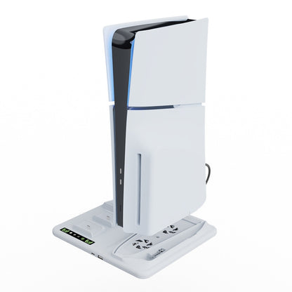 For PS5 Slim iplay Multifunctional Cooling Stand with Dual Controller Charging Station Headset Holder and 6 Game Card Storage - free shipping - PMC Jewellery - Order now!