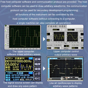 JUNTEK Programmable Dual-Channel DDS Function Arbitrary Waveform Signal Generator, Frequency: 40MHz(UK Plug)