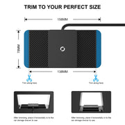 Avoid Camera Universal Car Wireless Charger Anti-slip Mat(TYPEC Interface 1m)