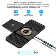 Avoid Camera Universal Car Wireless Charger Anti-slip Mat(USB Interface 1m)