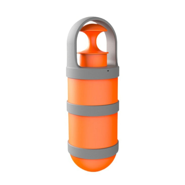 Pet Outing Portable Poop Scooper Dog Feces 6 Claws Pick Up Tools(Orange)