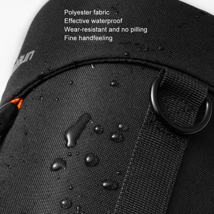 Cwatcun D157 DSLR Camera Lens Barrel Shockproof Thickened Digital Lens Bag Flip Lens Pouch, Color: Extra Large Black