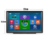 9 Inch 8G/256M Car GPS Navigator With Large Screen Capacitive Bluetooth Map, Area: Russia + Ukraine + Belarus Map