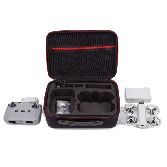 For DJI Neo Drone Storage Bag Messenger Bag Carrying Case, Fabric: PU Leather