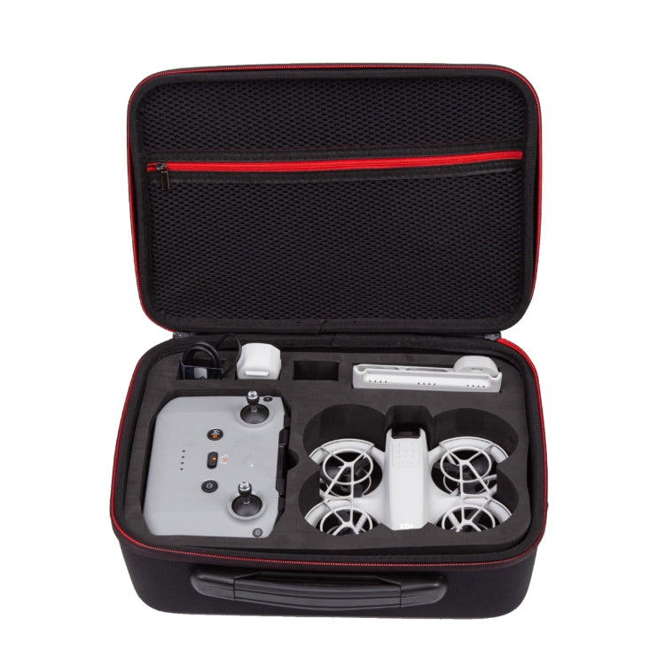 For DJI Neo Drone Storage Bag Messenger Bag Carrying Case, Fabric: PU Leather
