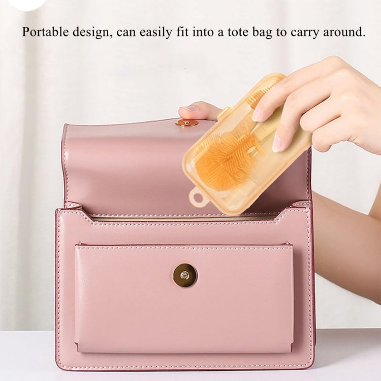 Silicone Portable Baby Bottle Brush Set Travel Cleaning Brush(White) - Cleaning Tools by PMc TechLife | Online Shopping South Africa | PMc TechLife | Buy Now Pay Later Mobicred