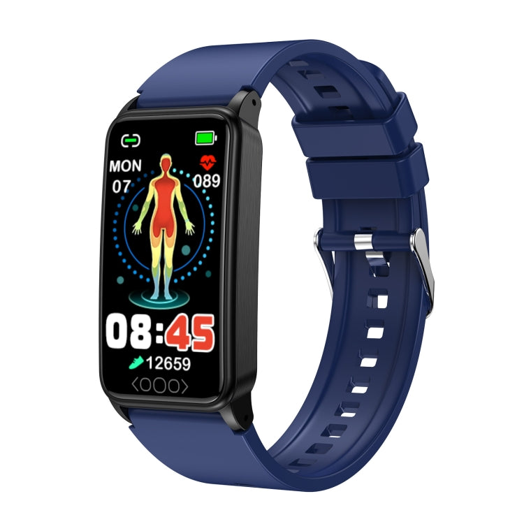 Uric Acid Blood Lipid Noninvasive Blood Sugar Heart Rate Oxygen Temperature Monitoring Smart Healthy Sports Bracelet(Blue) - Smart Wristbands by PMC TechLife | Online Shopping South Africa | PMC TechLife | Buy Now Pay Later Mobicred