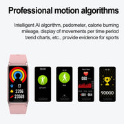 Uric Acid Blood Lipid Noninvasive Blood Sugar Heart Rate Oxygen Temperature Monitoring Smart Healthy Sports Bracelet(Black)