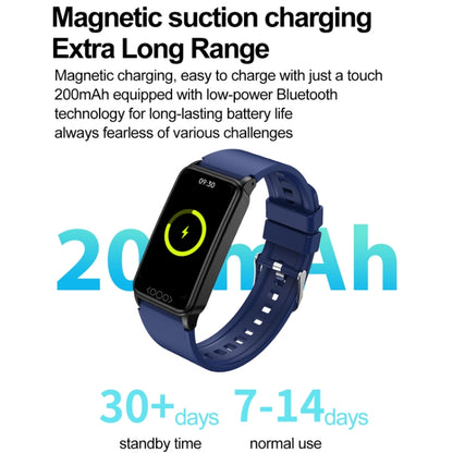 Uric Acid Blood Lipid Noninvasive Blood Sugar Heart Rate Oxygen Temperature Monitoring Smart Healthy Sports Bracelet(Black) - Smart Wristbands by PMC Jewellery | Online Shopping South Africa | PMC Jewellery | Buy Now Pay Later Mobicred