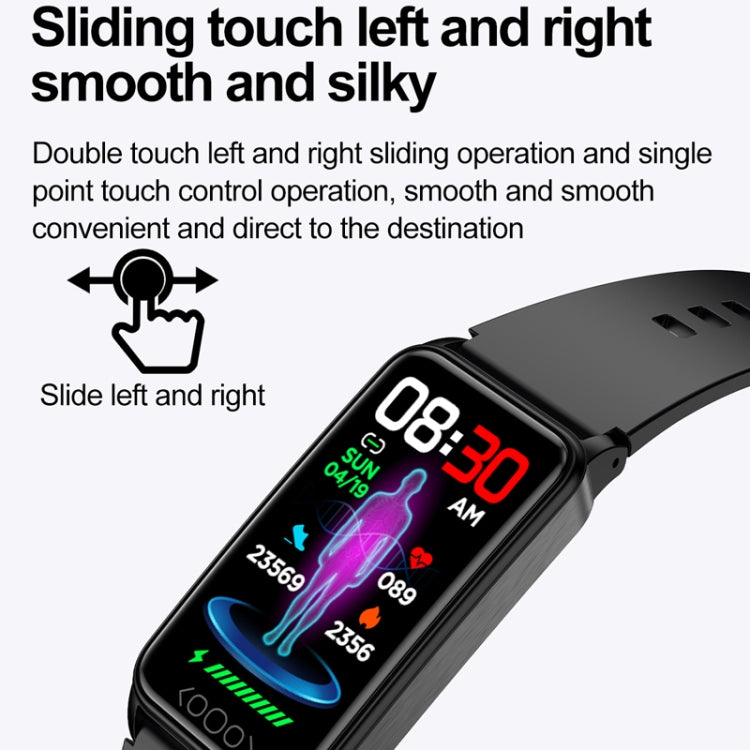 Uric Acid Blood Lipid Noninvasive Blood Sugar Heart Rate Oxygen Temperature Monitoring Smart Healthy Sports Bracelet(Black) - Smart Wristbands by PMC Jewellery | Online Shopping South Africa | PMC Jewellery | Buy Now Pay Later Mobicred
