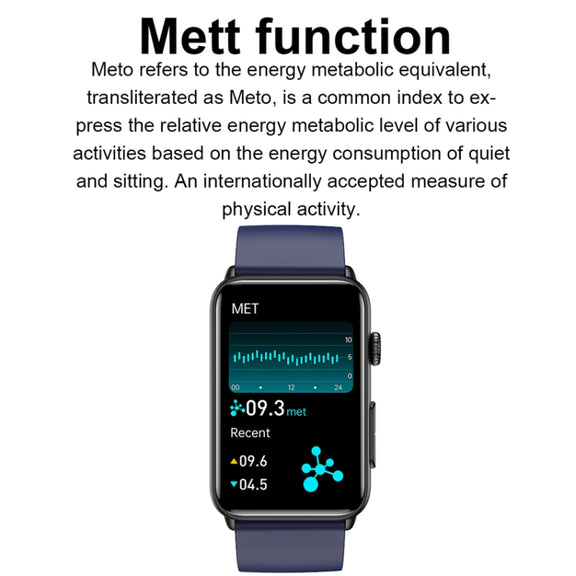 Smart Watch Ring ECG Temperature Heart Rate Blood Pressure Health Bluetooth Talking Watch, Color: Brown Leather