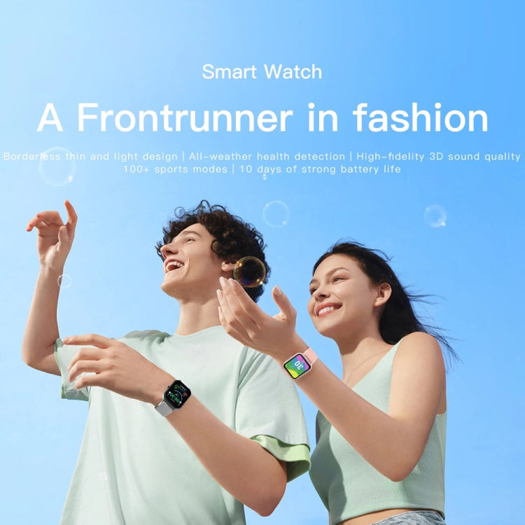 1.83 inch Touch Screen AI Voice Heart Rate / Blood Oxygen / Blood Pressure / Sleep Monitoring Bluetooth Smartwatch(Pink) - Smart Watches by PMC TechLife | Online Shopping South Africa | PMC TechLife | Buy Now Pay Later Mobicred