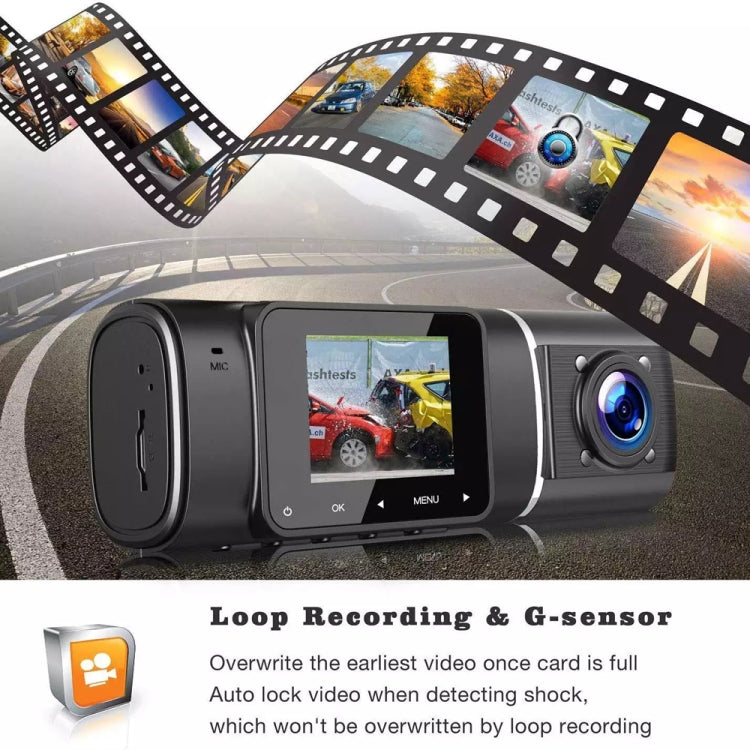 Dual Recording Front 1080+Internal 1080 HD Car Recorder