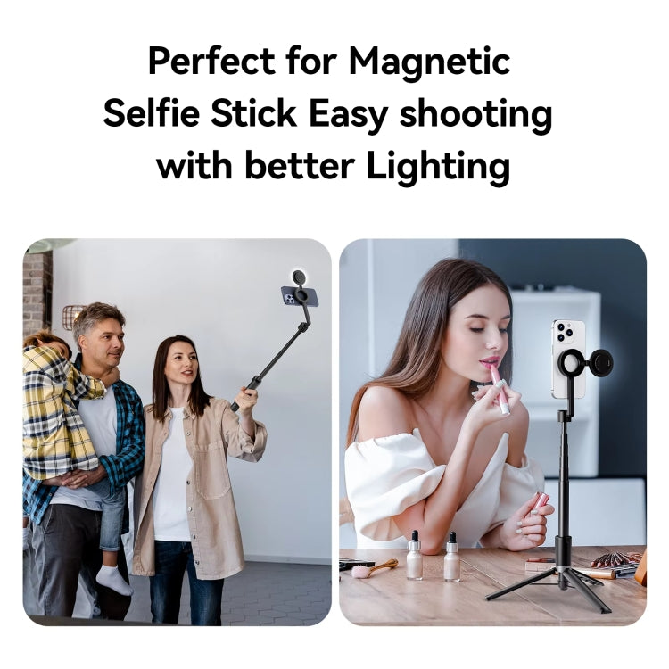 TELESIN Magnetic Selfie Light Rechargeable Foldable Fill Light For Mobile Phone - free shipping - PMC Jewellery - Order now!