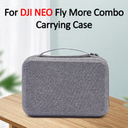 For DJI Neo Fly More Combo Carrying Case Handbag Protective Box(Gray + Black Inner)