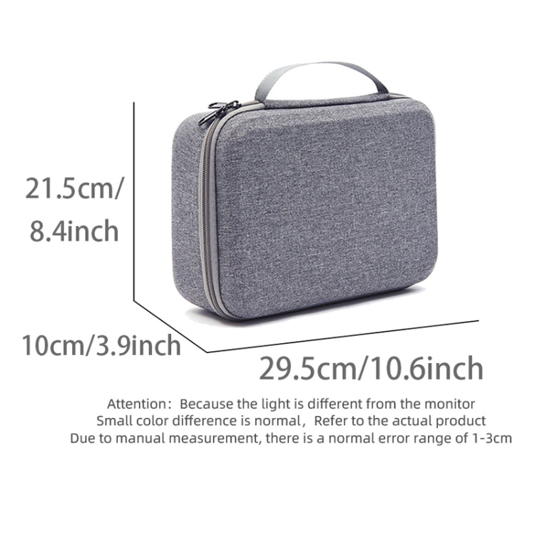 For DJI Neo Fly More Combo Carrying Case Handbag Protective Box(Black + Red Inner)