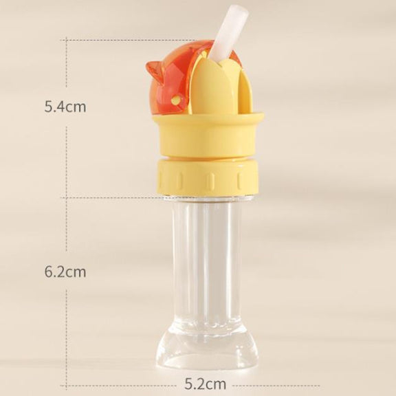 Children Anti Choking Bottle Cap Portable Universal Bottle Closure Converter(Red)