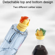 Children Anti Choking Bottle Cap Portable Universal Bottle Closure Converter(Red)