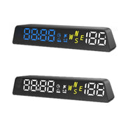 Head-up Display USB Powered High-definition Vehicle Code Altitude Meter(Blue White)