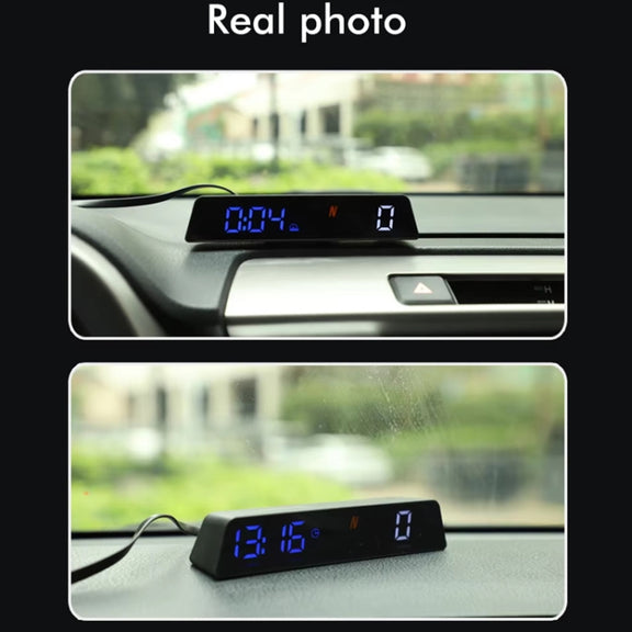 Head-up Display USB Powered High-definition Vehicle Code Altitude Meter(Blue White)