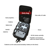 For DJI Neo Fly More Combo BKANO Storage Bag Portable Shoulder Bag With 2 Front Pockets