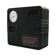 Car Tire Air Pump 12V Metal Electric Tire Pressure Gauge(Square)