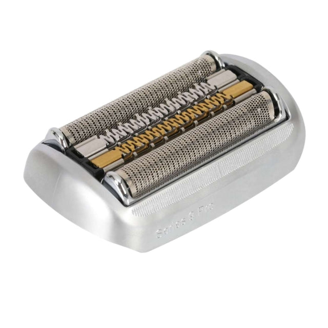 For Braun Series 9 Pro Electric Shaver 94M Blade Gold Mesh Cover, Style: With Words(Plastic Seal)