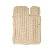 Inflatable Mattress For Car Travel SUV Rear Seat/Trunk, Color: Beige
