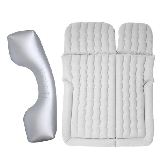 Inflatable Mattress For Car Travel SUV Rear Seat/Trunk, Color: Gray Dual-purpose Long Pier