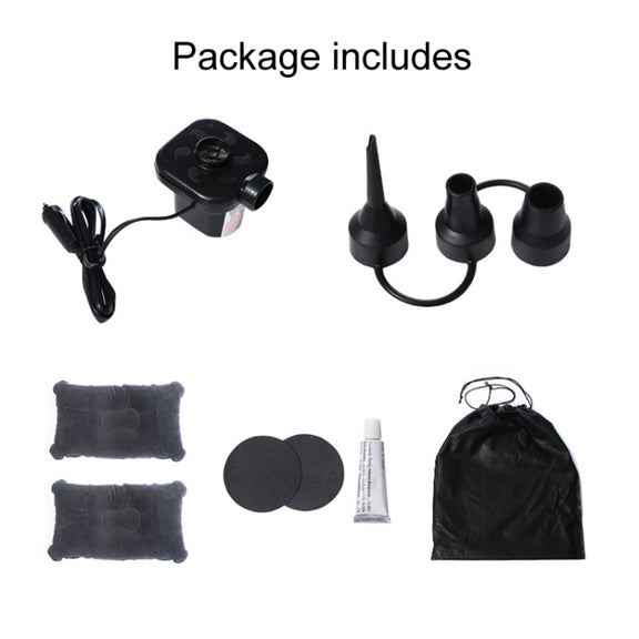 Inflatable Mattress For Car Travel SUV Rear Seat/Trunk, Color: Black Dual-purpose Long Pier