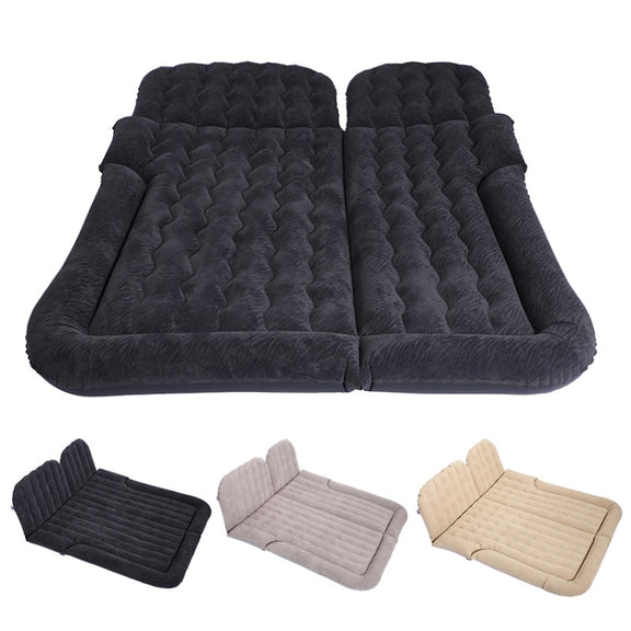 Inflatable Mattress For Car Travel SUV Rear Seat/Trunk, Color: Black Dual-purpose Long Pier